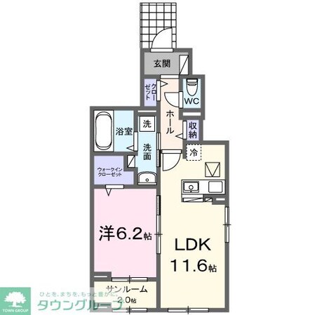 ハピネスI番館の物件間取画像